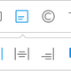Impact layout option highlighted. Bottom row l-r (title alignment: bottom left, bottom center, horizontal/vertical center, bottom right, reverse color scheme: white title on black gradient, black title on white gradient)